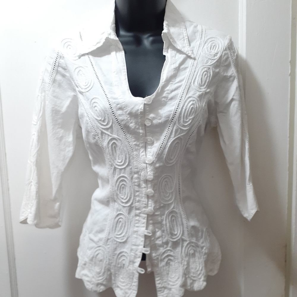 Gretty Zueger 100% Cotton Buttondown
